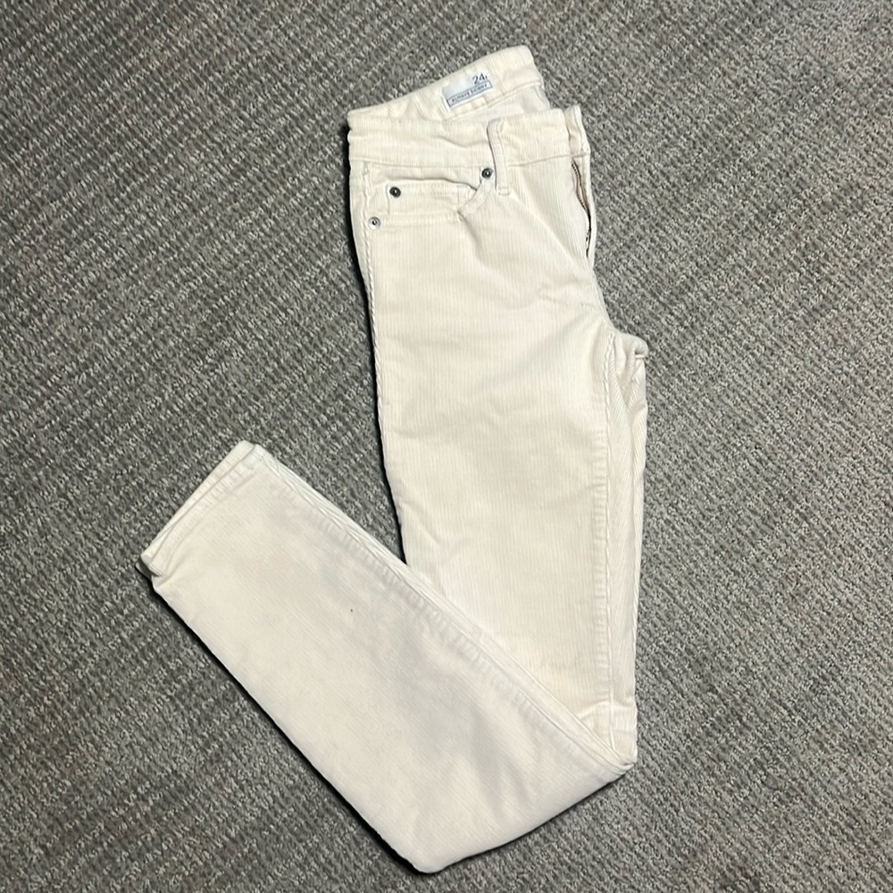 GAP Cream Corduroy Pants